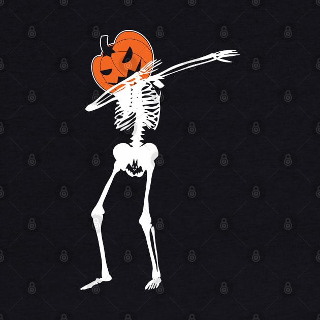 Dab Pumpkin Head Skeleton by EthosWear